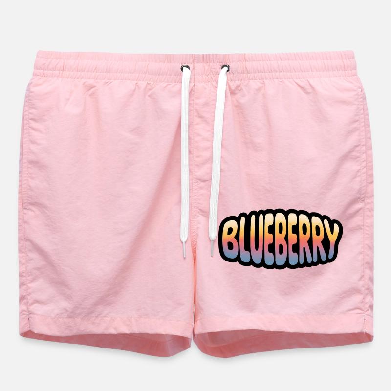 Myrtille - Logo Cool Fruit - Short de bain - rose