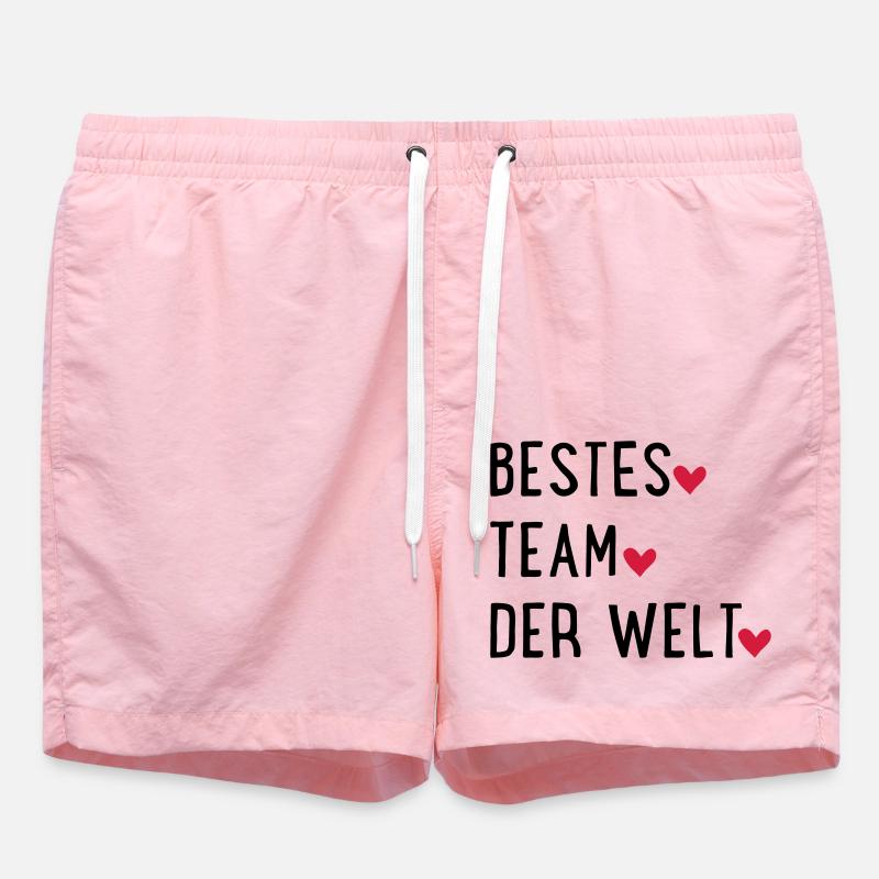 Bestes Team der Welt - Badeshorts - Pink