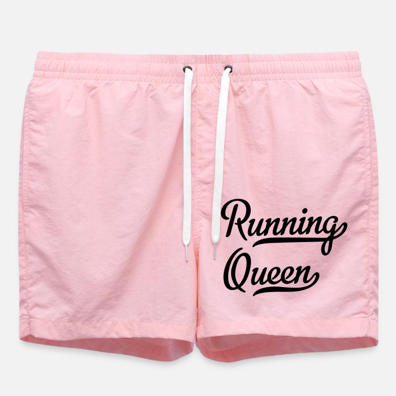 Running Queen - Swim Trunks - pink