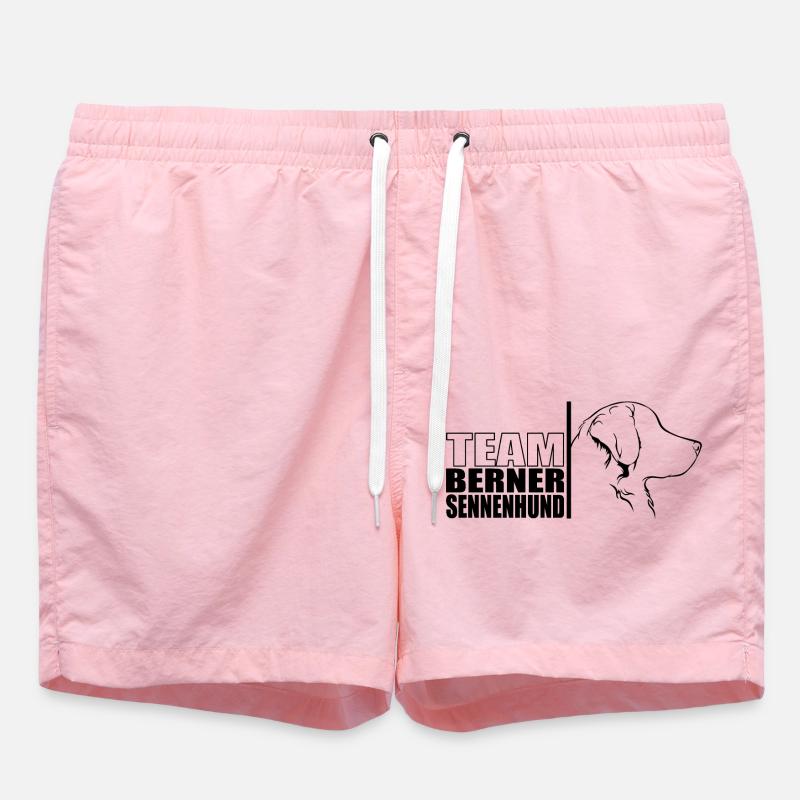 ÉQUIPE Bouvier Bernois Chien Wilsigns - Short de bain - rose