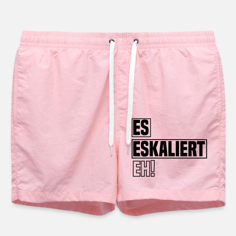 es eskaliert eh - Badeshorts - Pink