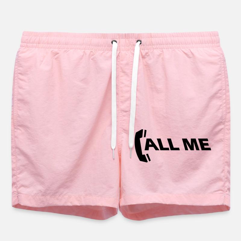 call_me_1c - Badeshorts - Pink