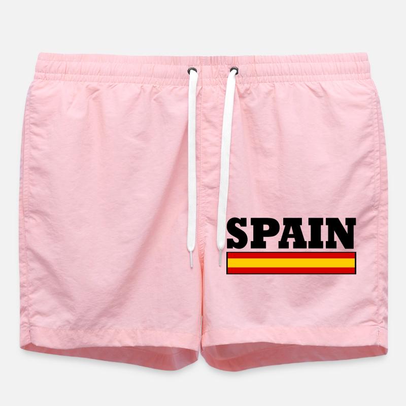 Drapeau Espagne - Short de bain - rose