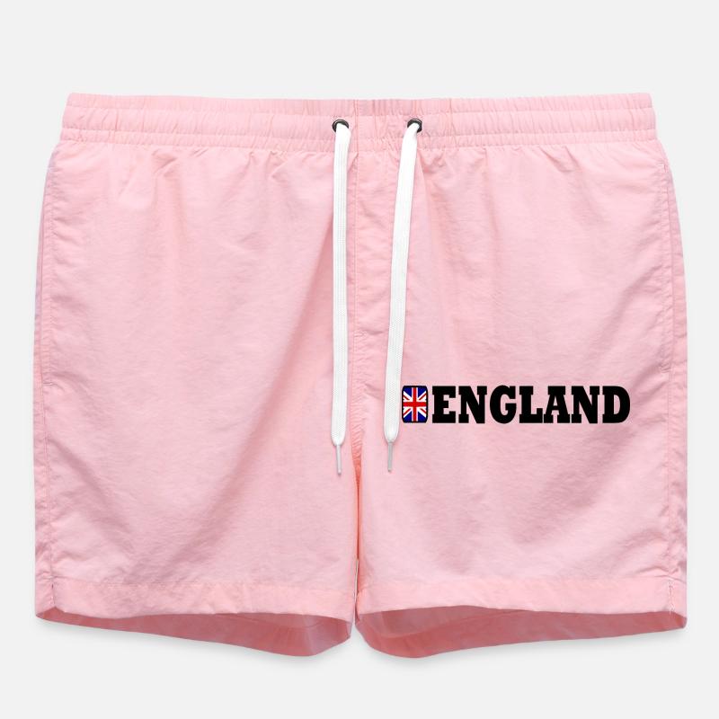 Union Jack - Swim Trunks - pink