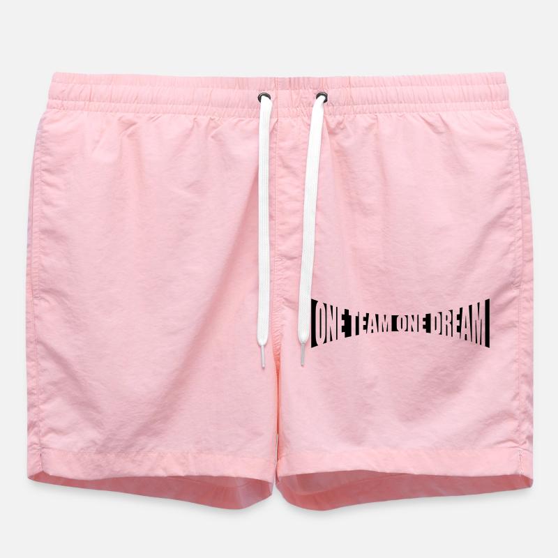 Gebogen One Team - Swim Trunks - pink