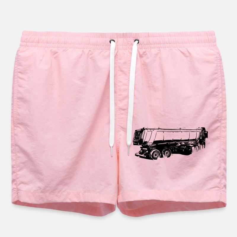 Camion - Short de bain - rose