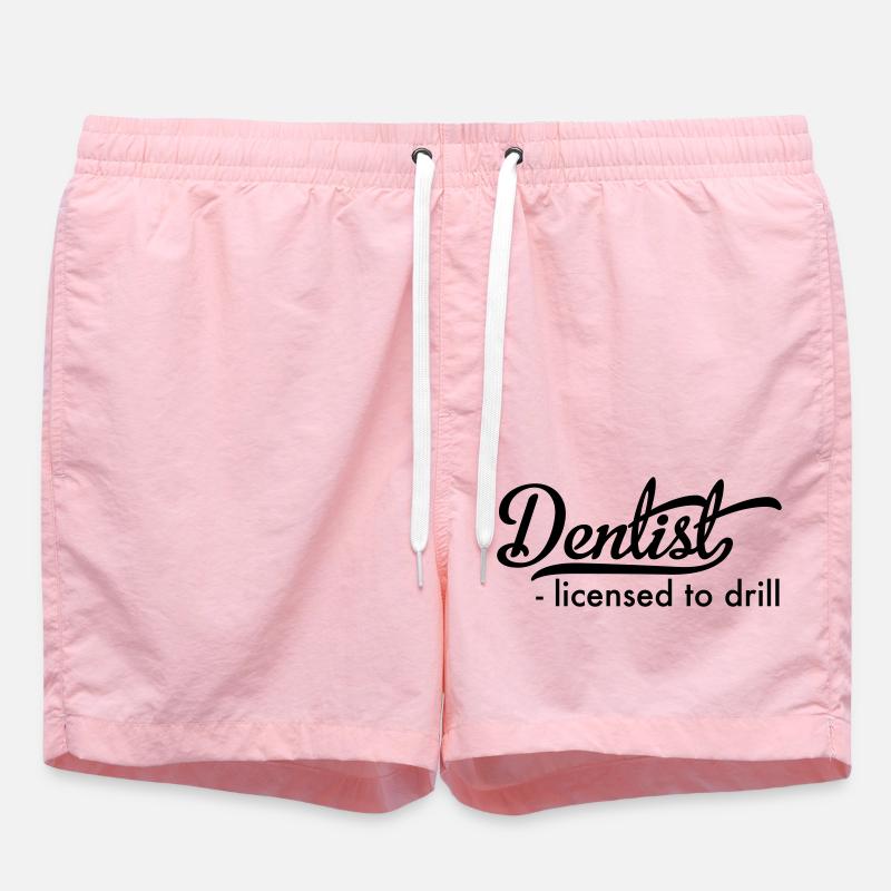 Dentiste - Short de bain - rose