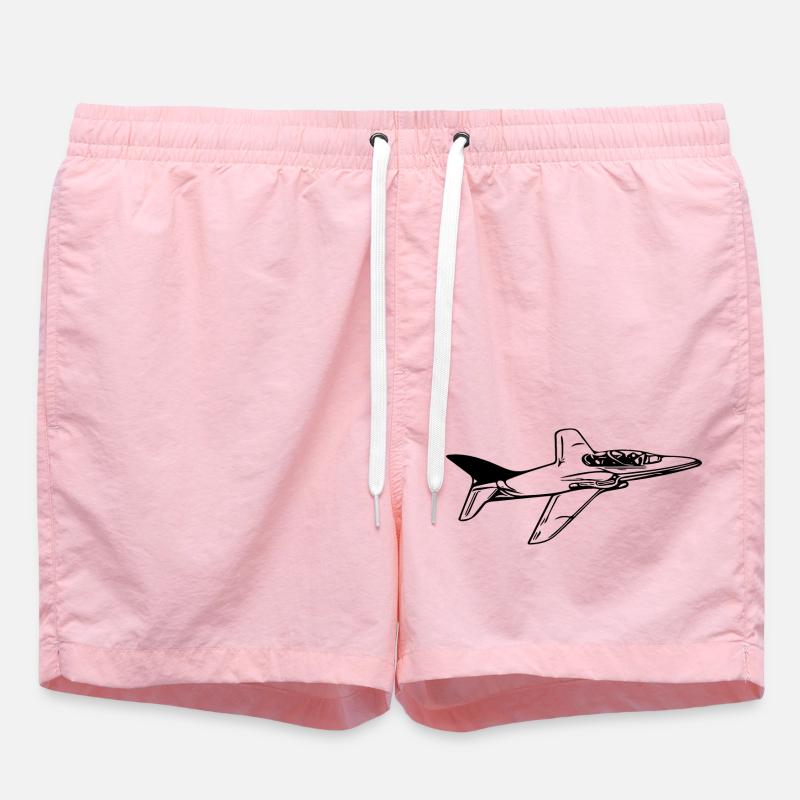 Jet Airplane Flyer - Short de bain - rose
