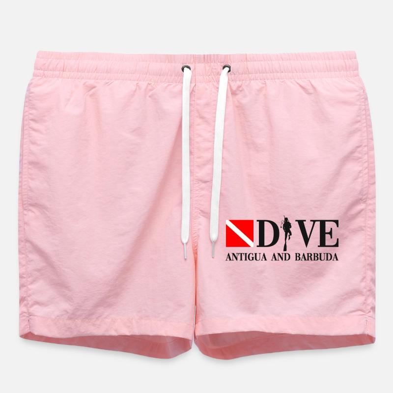 Plongée - Antigua-et-Barbuda - Caraïbes - Short de bain - rose