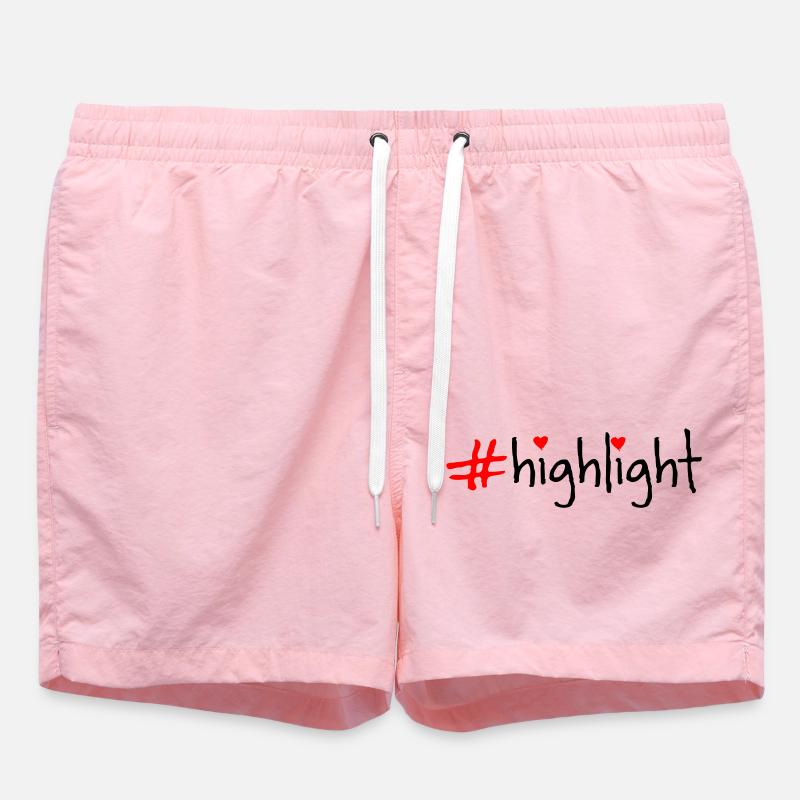 highlight - Swim Trunks - pink