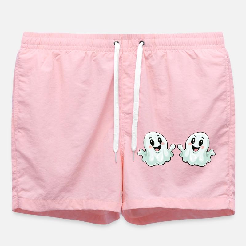 fantômes drôles - Short de bain - rose