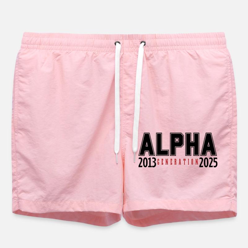 La génération alpha 2013-2025 - Short de bain - rose