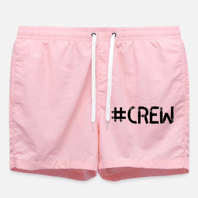 Crew 1 - Swim Trunks - pink