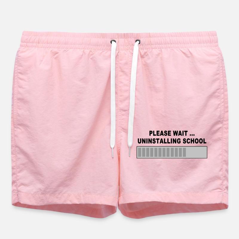 Schule Abschluss Lustiges Geschenk - Badeshorts - Pink