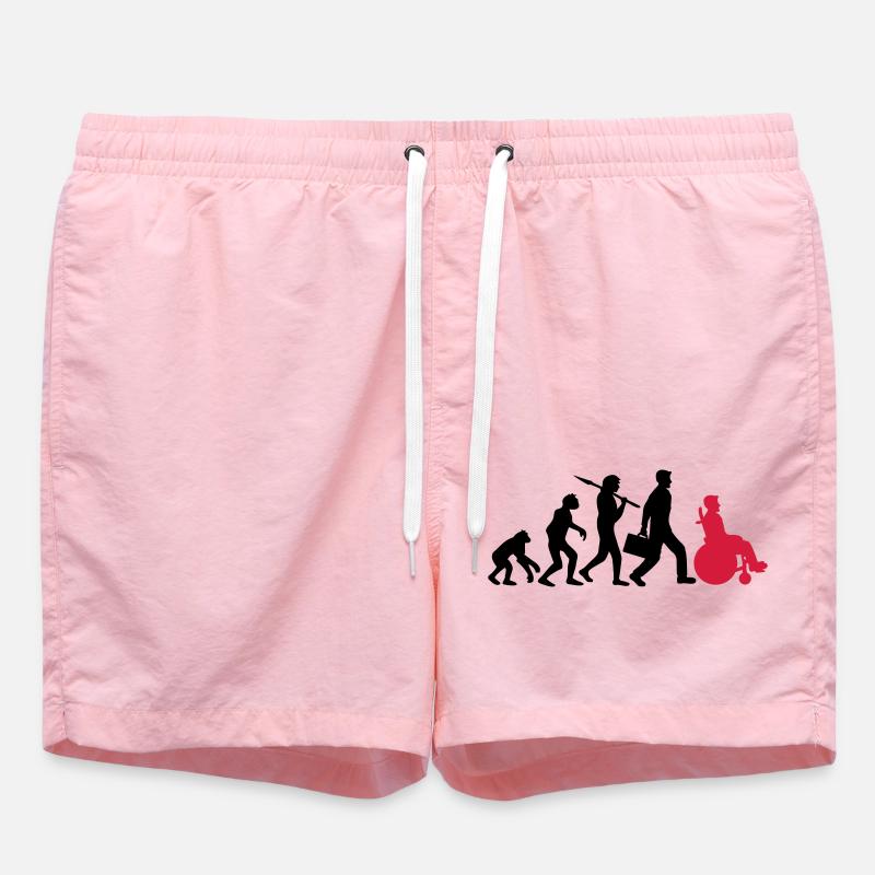 évolution silhouette développement obstacle gêne - Short de bain - rose