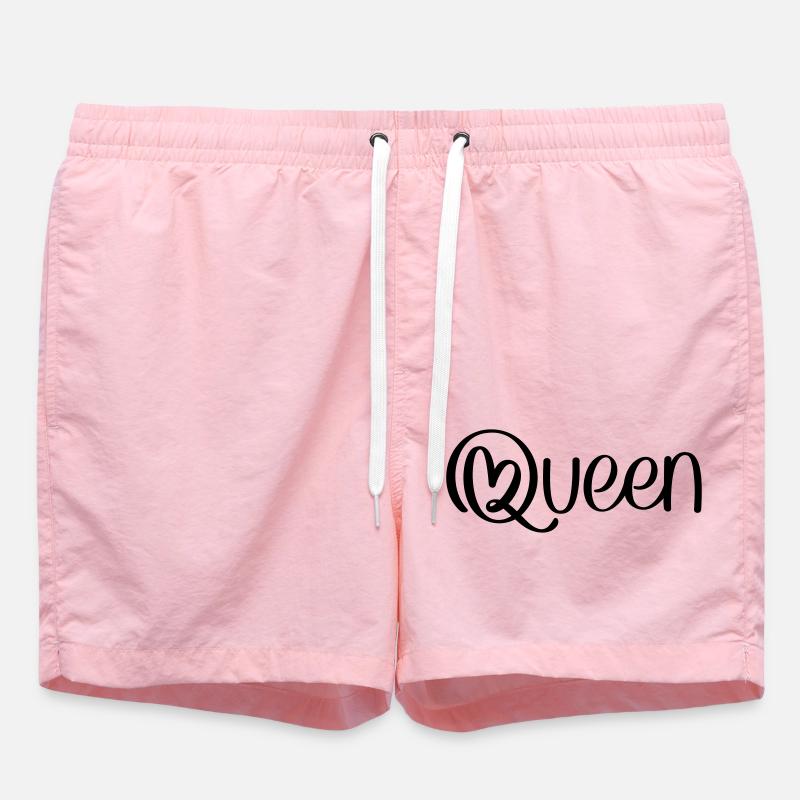 Queen mit Herz - Badeshorts - Pink