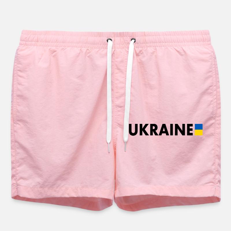 Ukraine - Short de bain - rose