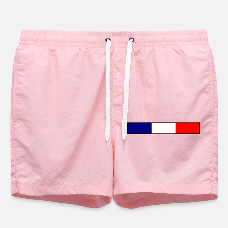 Frankreich - Badeshorts - Pink