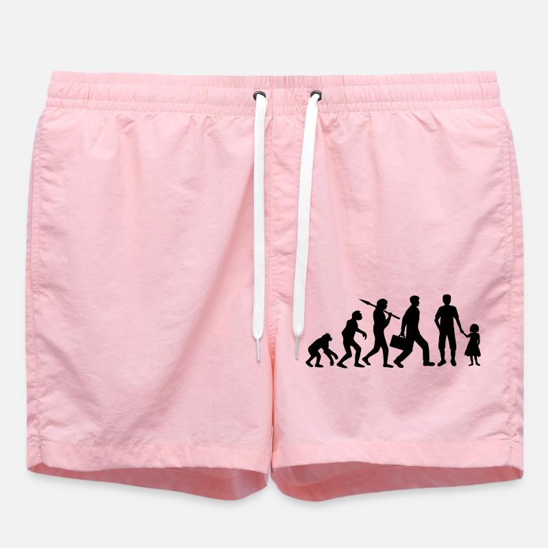 Papa Fille Evolution Enfant - Short de bain - rose
