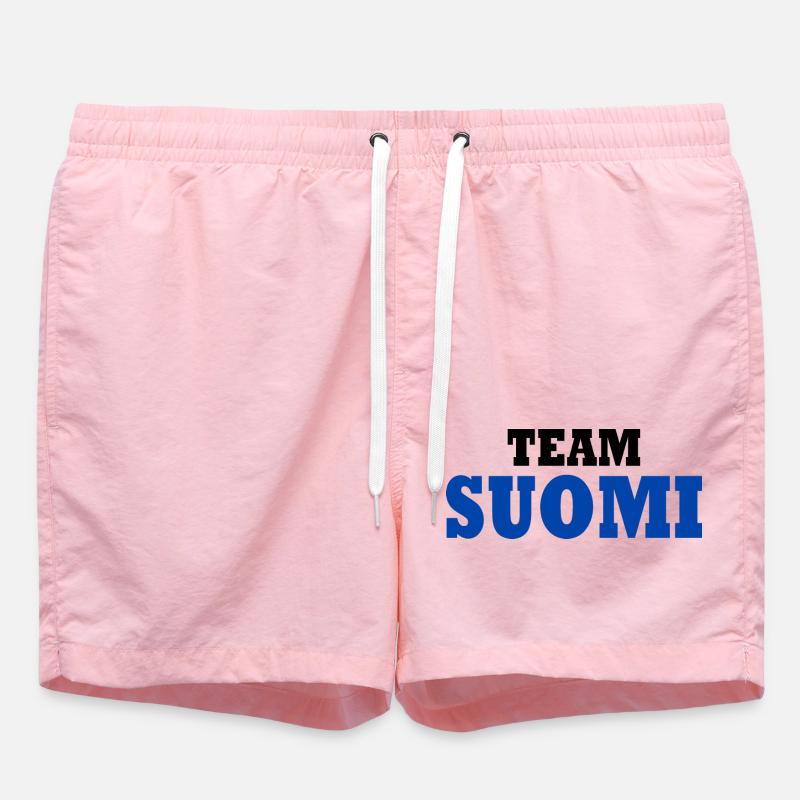 Team suomi - Short de bain - rose
