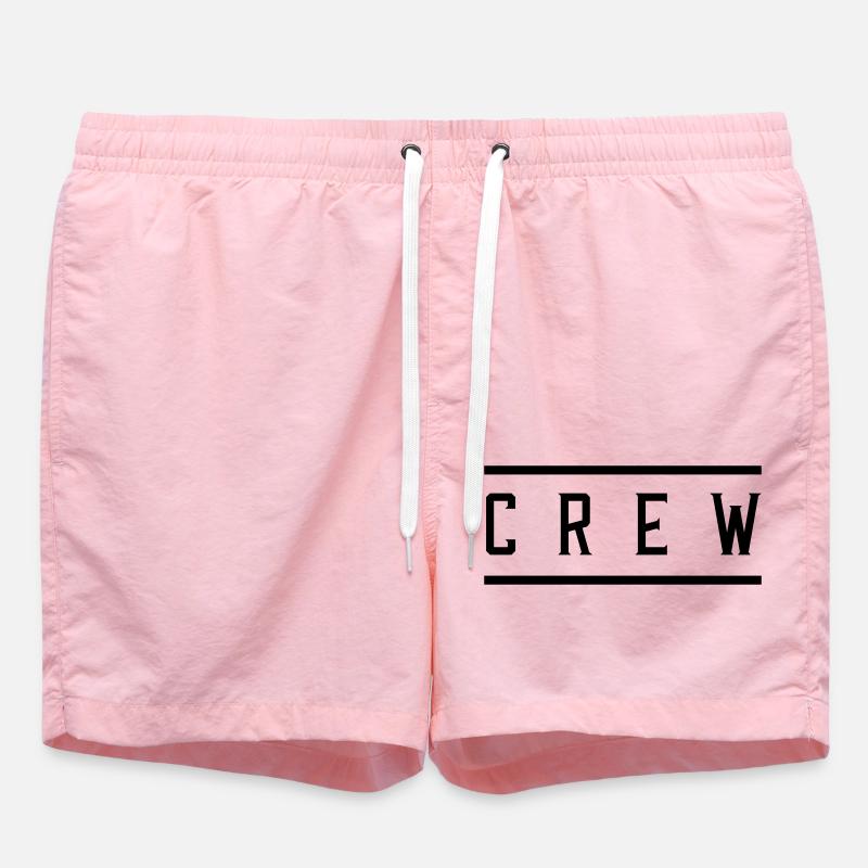 crew - Swim Trunks - pink