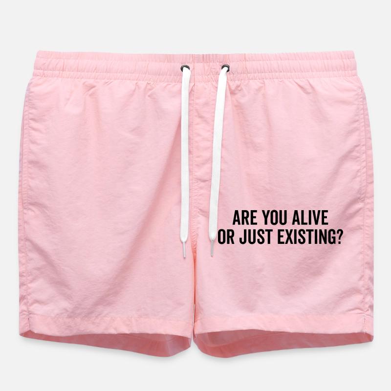 Êtes-vous vivant ou existez-vous ? - Short de bain - rose