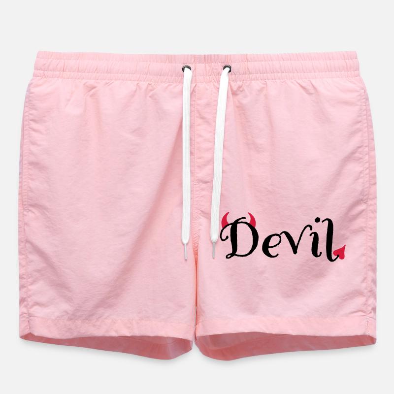 6061912 118998807 Devil - Short de bain - rose