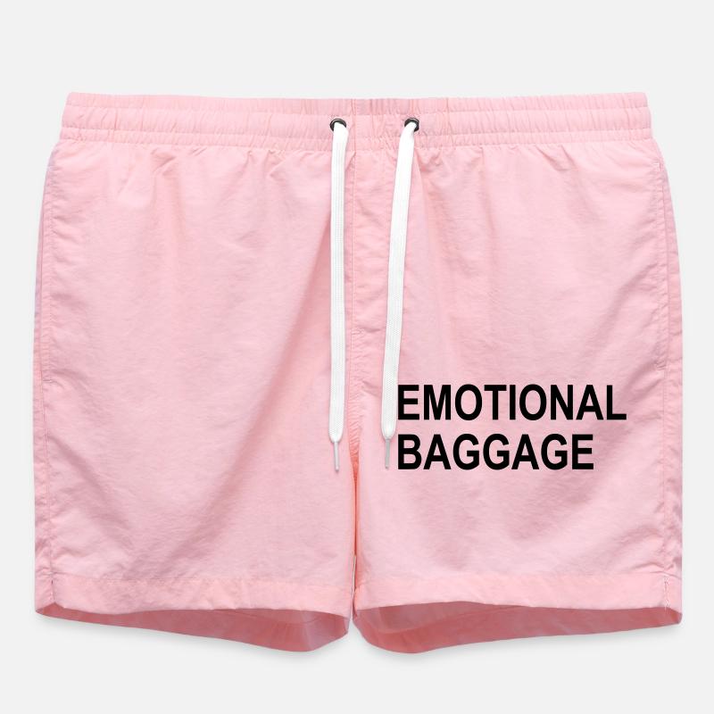 2541614 123402281 baggage émotionnel - Short de bain - rose