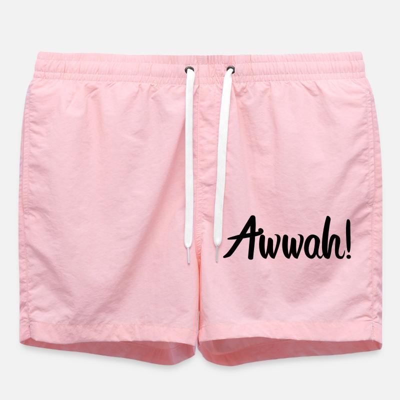 Awwah - Short de bain - rose