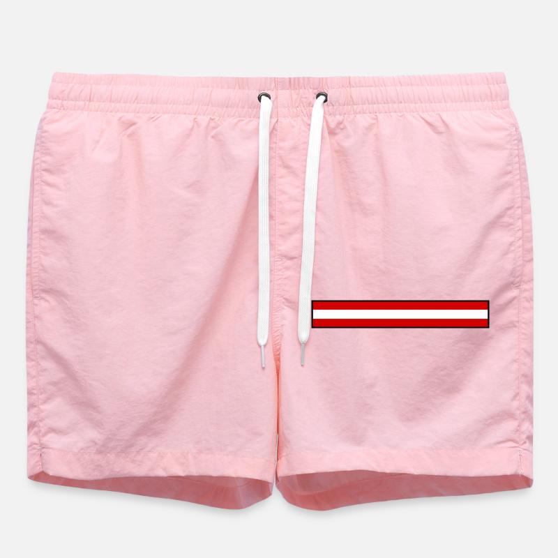 Drapeau Autriche - Short de bain - rose