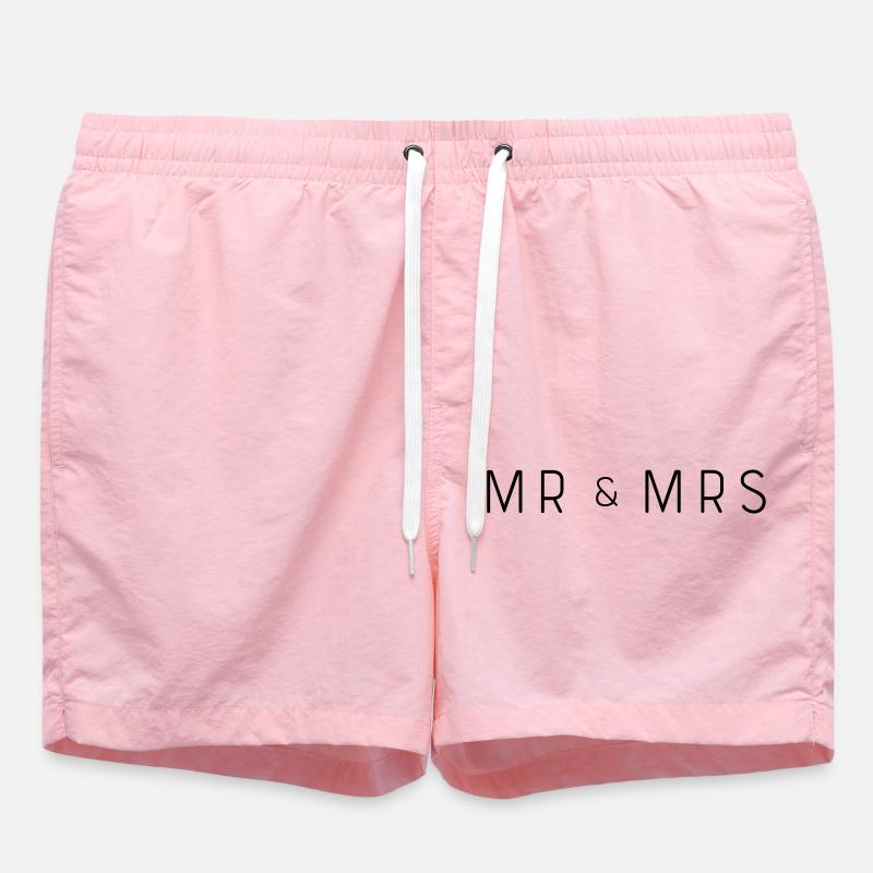 Mr and Mrs - Short de bain - rose