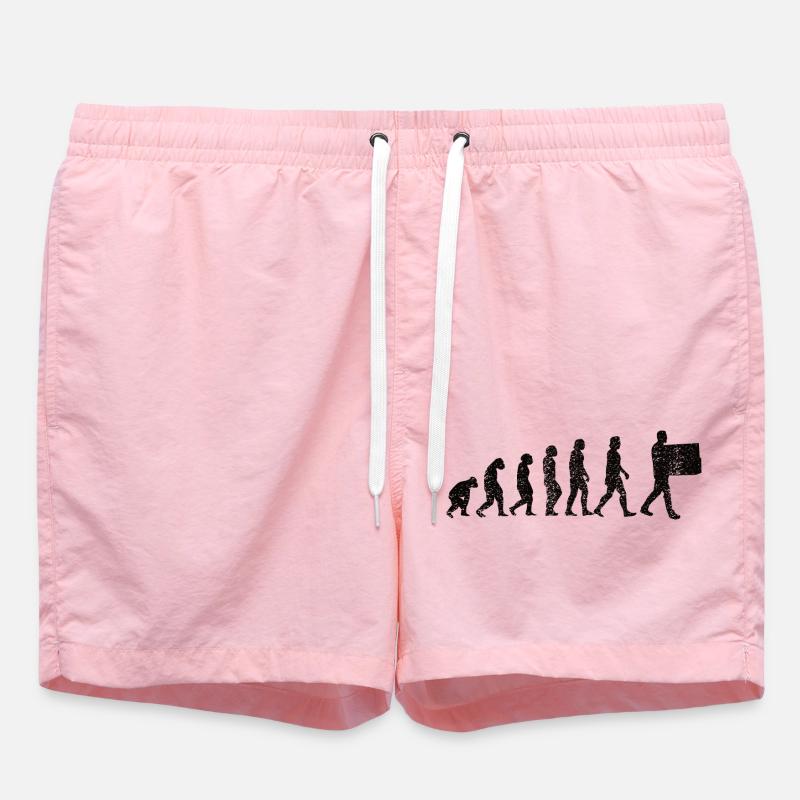 Lagerlogistik Logistik Evolution Lagerarbeiter - Badeshorts - Pink