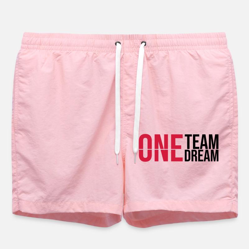 One Team Dream - Swim Trunks - pink