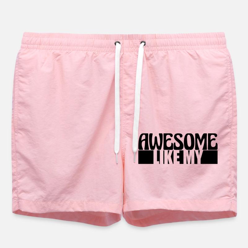 Génial comme mon texte - Short de bain - rose