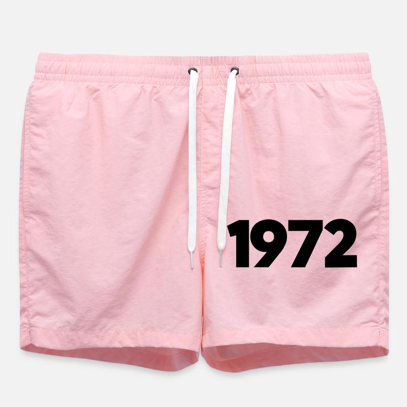 1972 Année de naissance - Short de bain - rose
