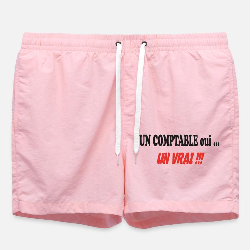 Un COMPTABLE ... - Short de bain - rose