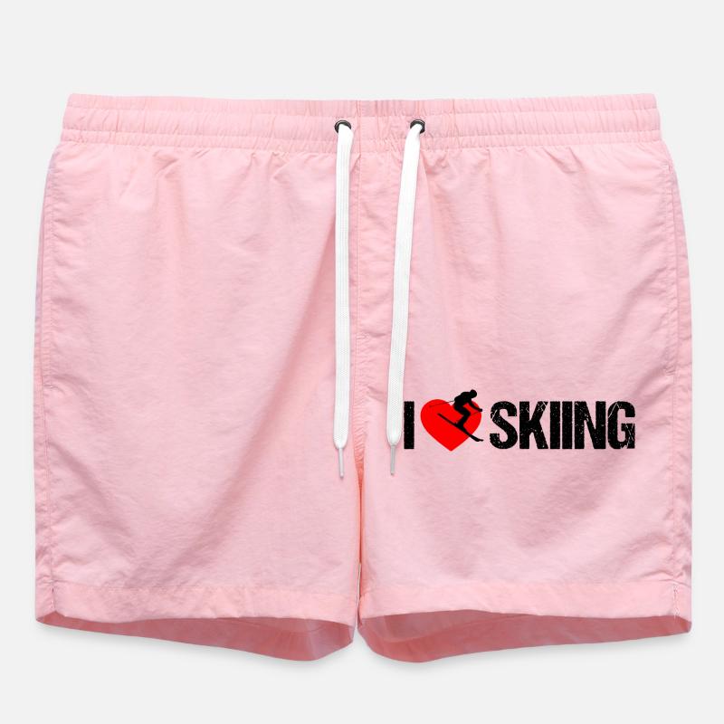 J’adore le ski - Short de bain - rose
