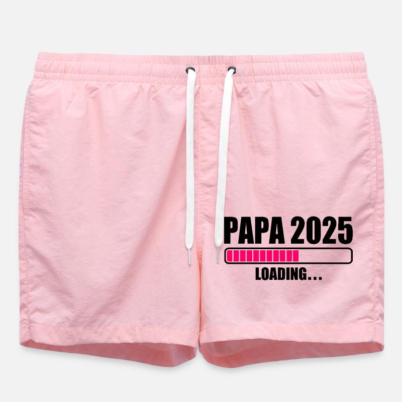 Papa 2025 - Short de bain - rose