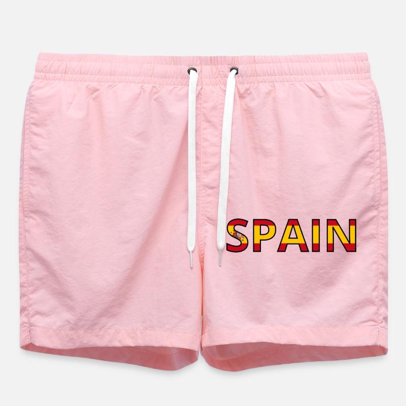 Drapeau Spain - Short de bain - rose