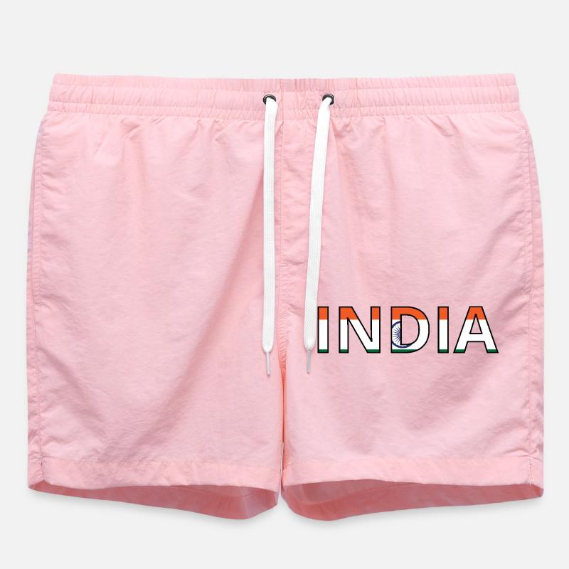 Drapeau India - Short de bain - rose