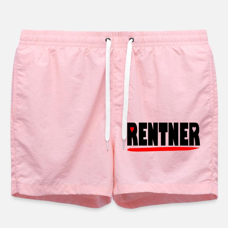 endlich Rentner - Badeshorts - Pink