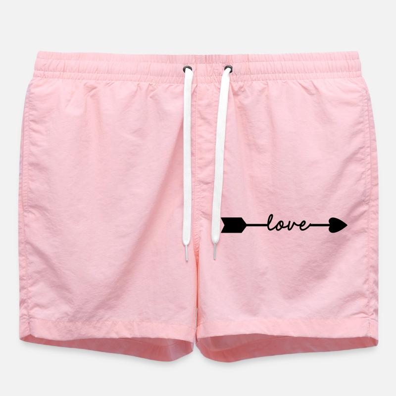 Love - Short de bain - rose