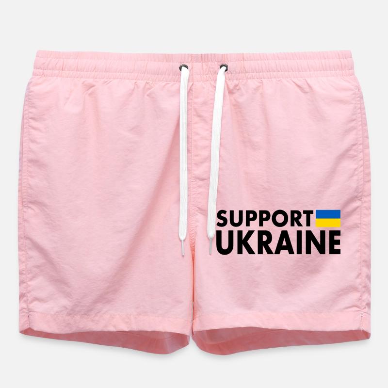 Support ukraine - Short de bain - rose