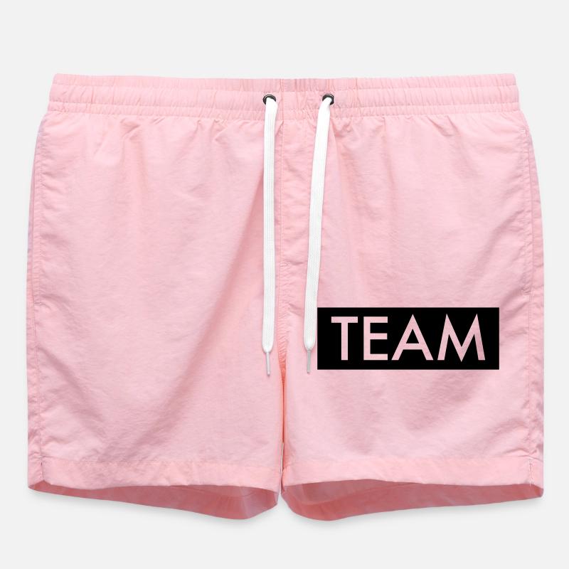 Team - Badeshorts - Pink