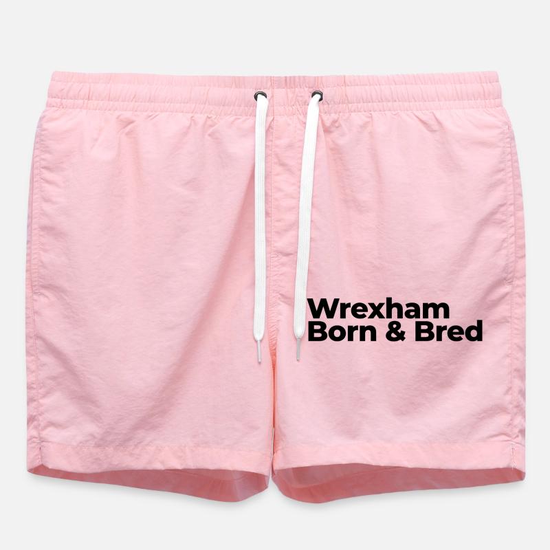 Wrexham Born & Bred - Swim Trunks - pink
