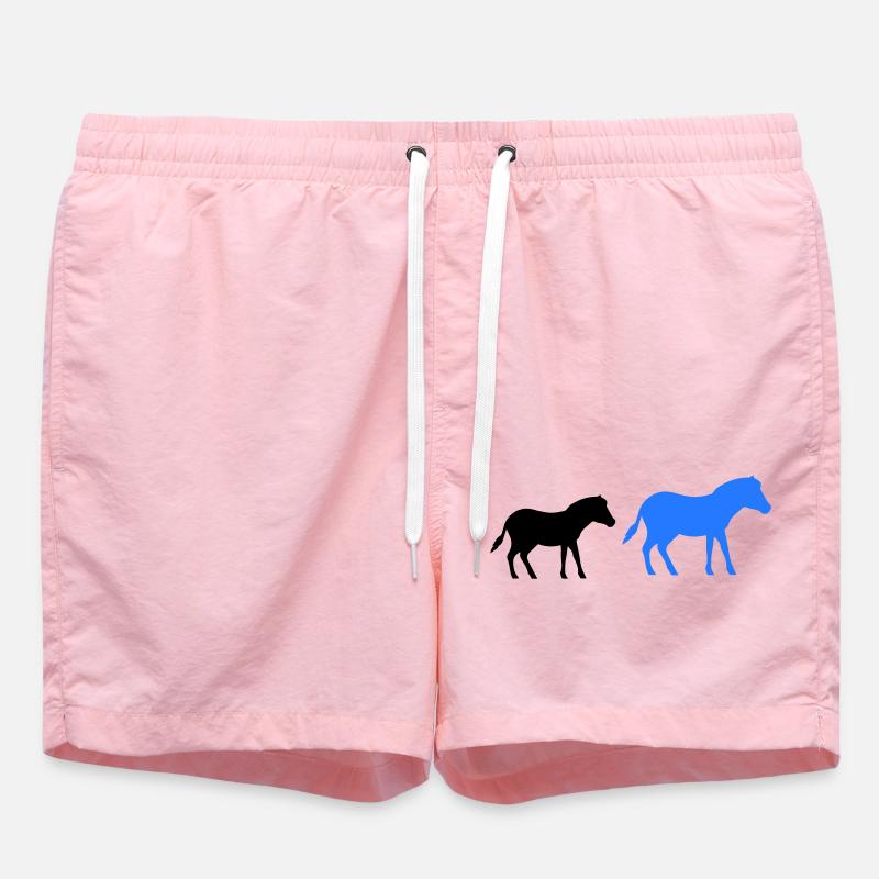 Cheval Poney 2 - Short de bain - rose