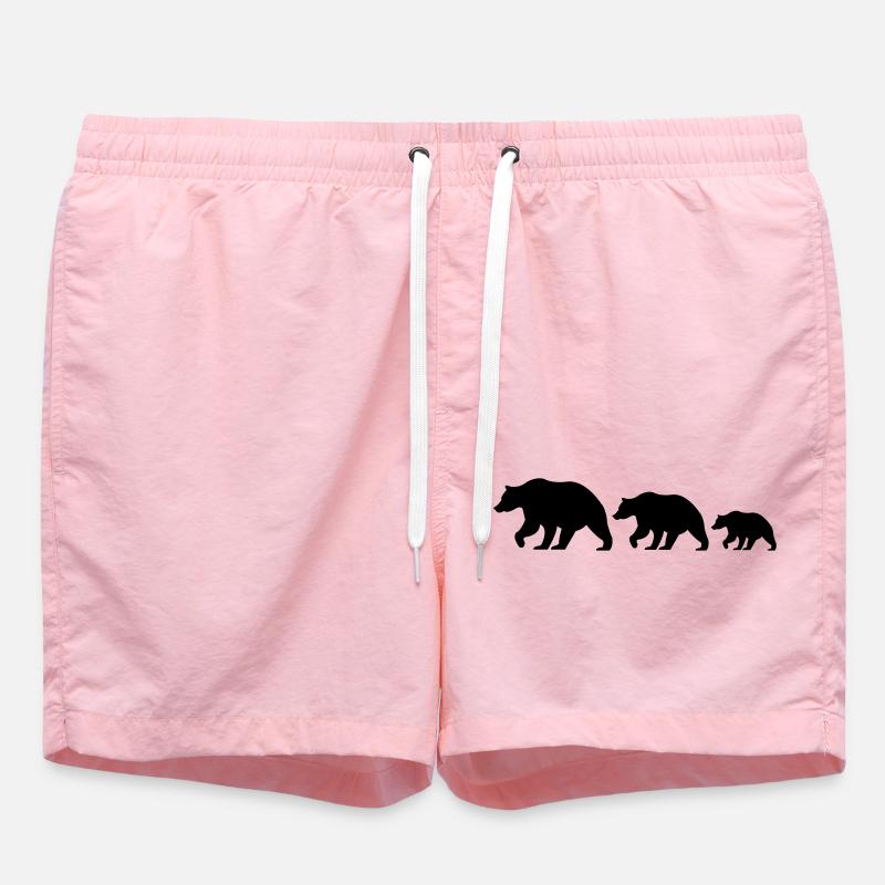 Famille Bear - Short de bain - rose