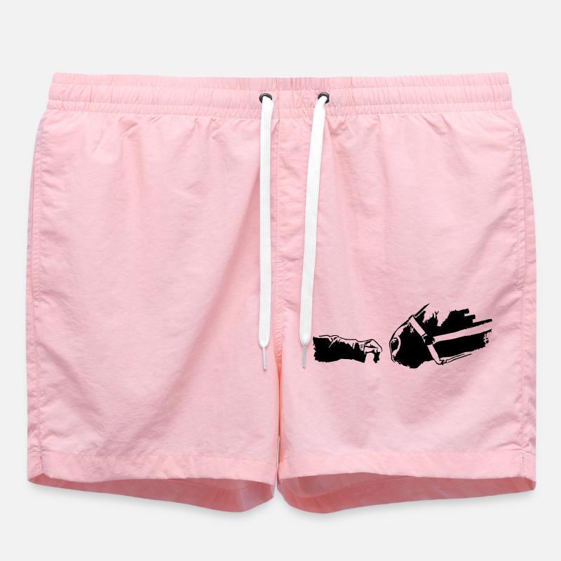 Hand Horse - Badeshorts - Pink