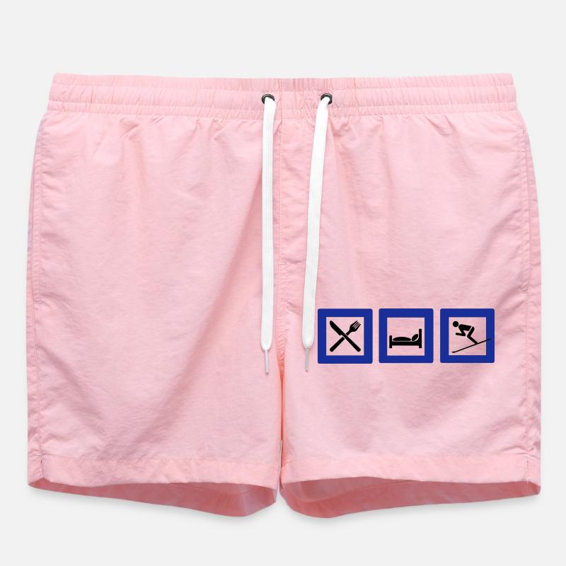 Ski - Short de bain - rose