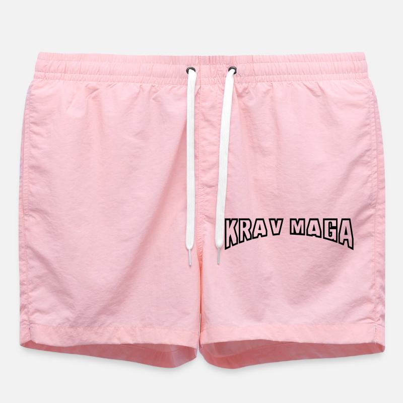 krav maga bow - Swim Trunks - pink